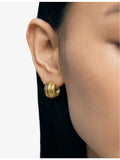 Monica Vinader Heirloom small 18ct gold-plated vermeil earrings, UK version