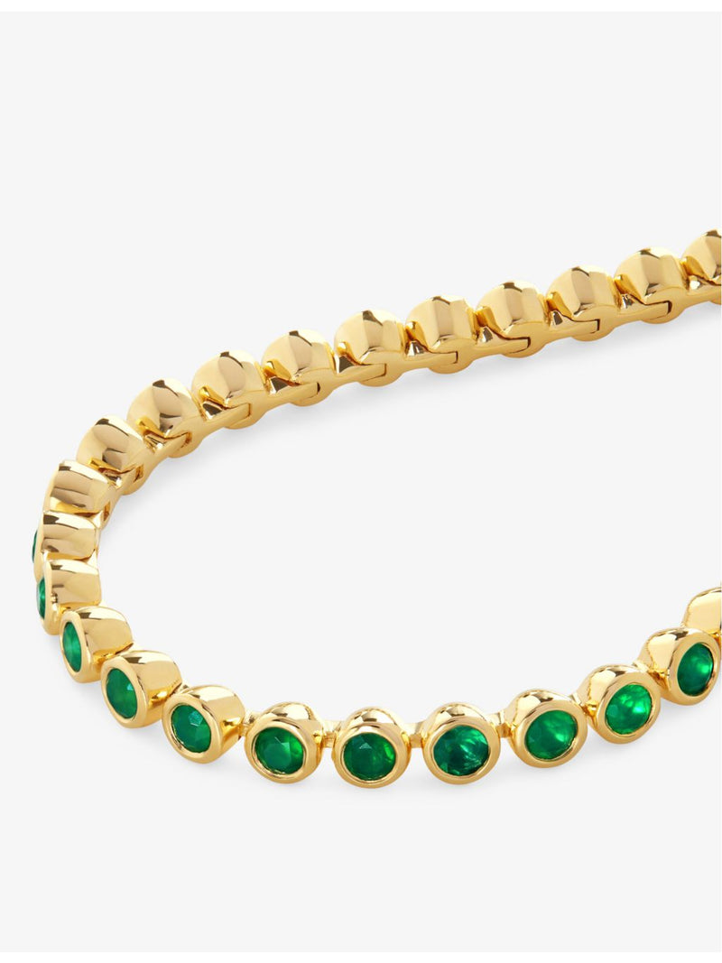 Monica Vinader tennis bracelet green onyx 16.5cm - British product