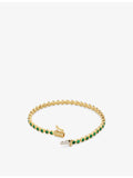 Monica Vinader tennis bracelet green onyx 16.5cm - British product