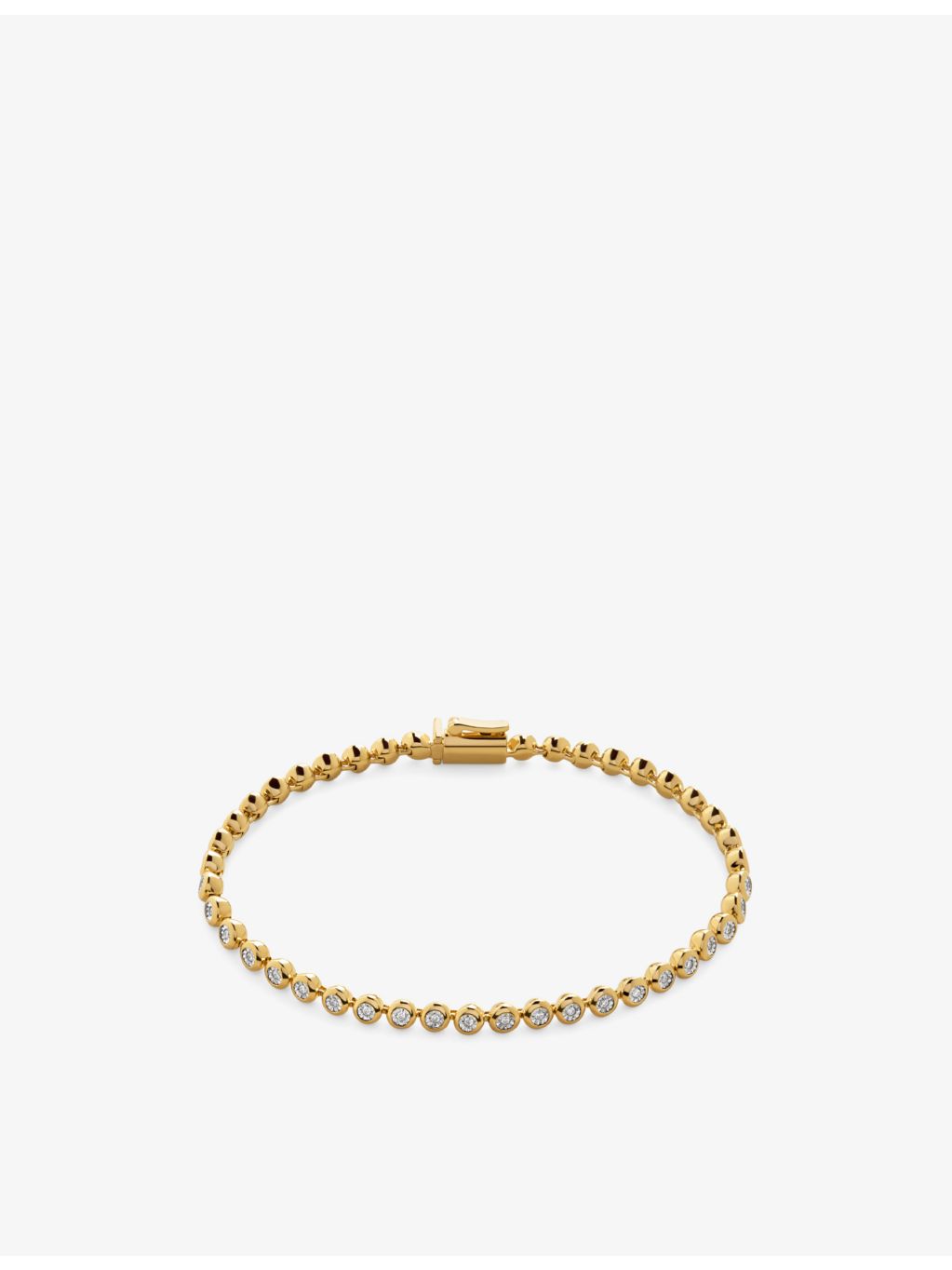 Monica Vinader diamond tennis bracelet 0.25ct, UK version