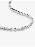 Monica Vinader diamond tennis bracelet 0.25ct sterling silver, imported from the UK