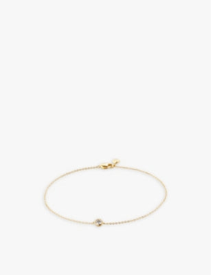 Monica Vinader 14ct Yellow Gold and 0.1ct Lab-Grown Diamond Bracelet