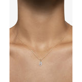 Monica Vinader B charm 14ct yellow gold with diamonds, UK version