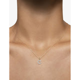 Monica Vinader C letter charm in 14ct yellow gold - British product