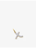 Monica Vinader X gold diamond charm, imported from the UK