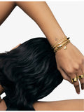 Monica Vinader heart-shaped bracelet 18ct gold vermeil, UK version