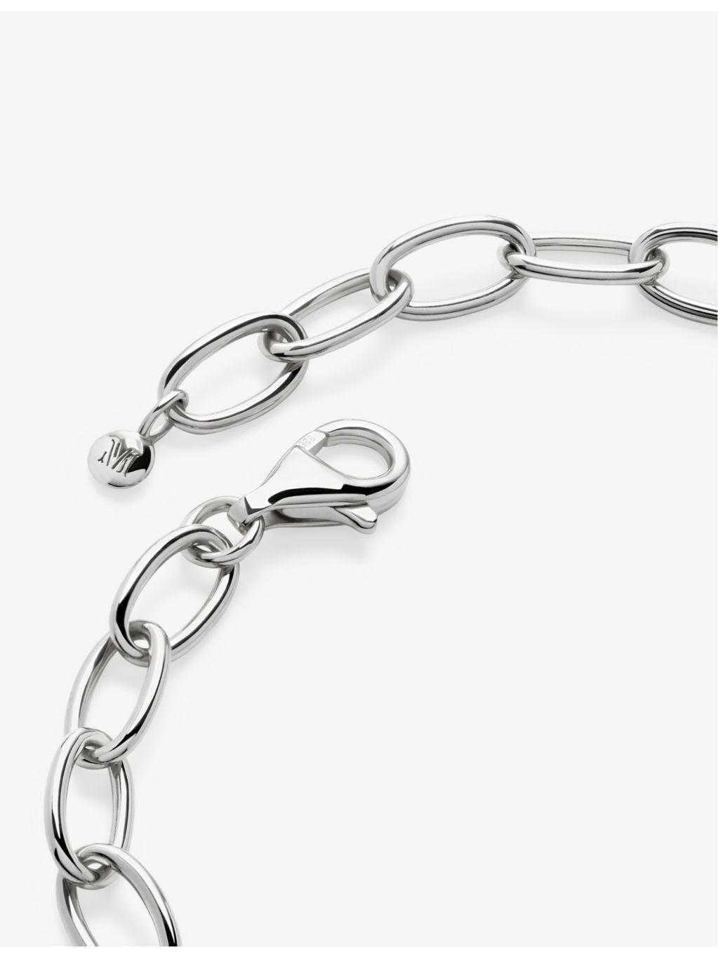 Monica Vinader heart-shaped sterling-silver bracelet - British product