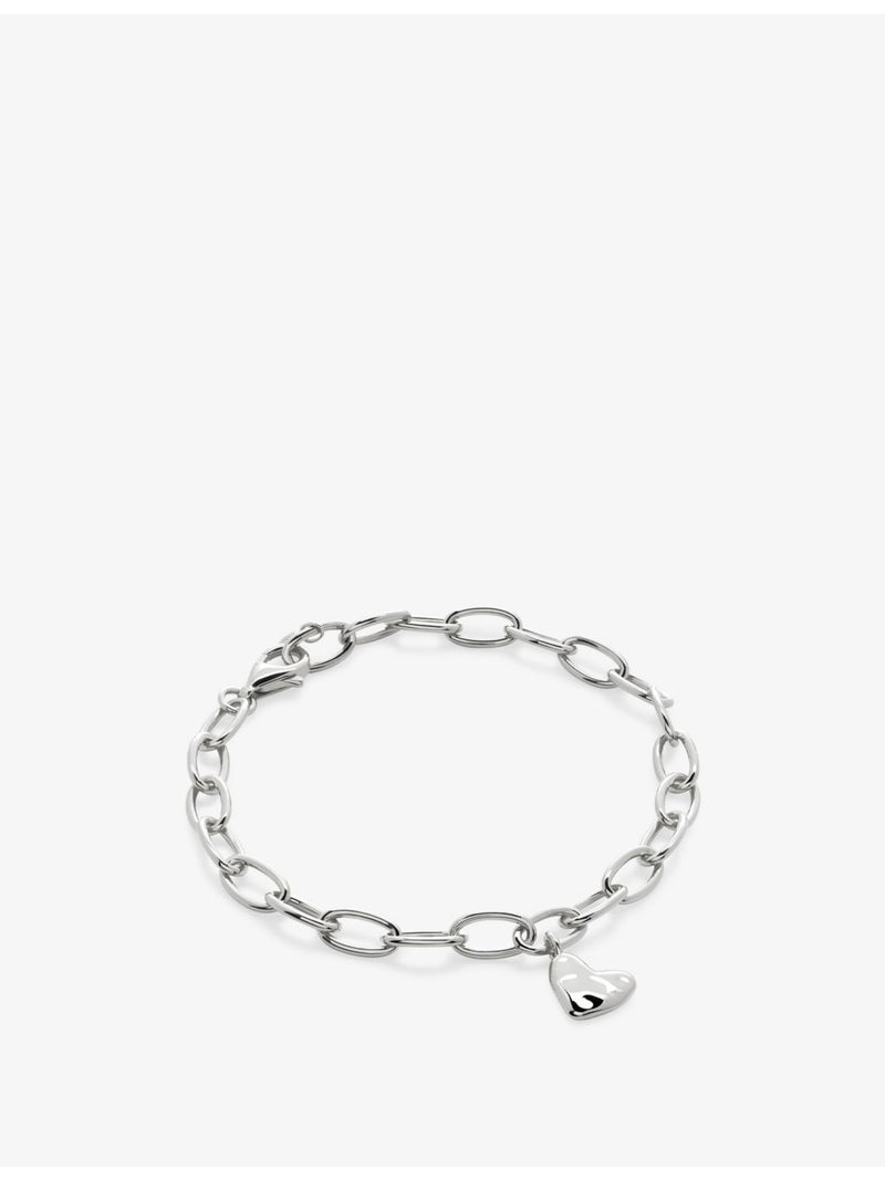 Monica Vinader heart-shaped sterling-silver bracelet - British product