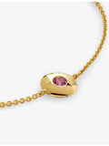 Monica Vinader October birthstone tourmaline bracelet, imported from the UK