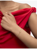 Monica Vinader October birthstone tourmaline bracelet, imported from the UK