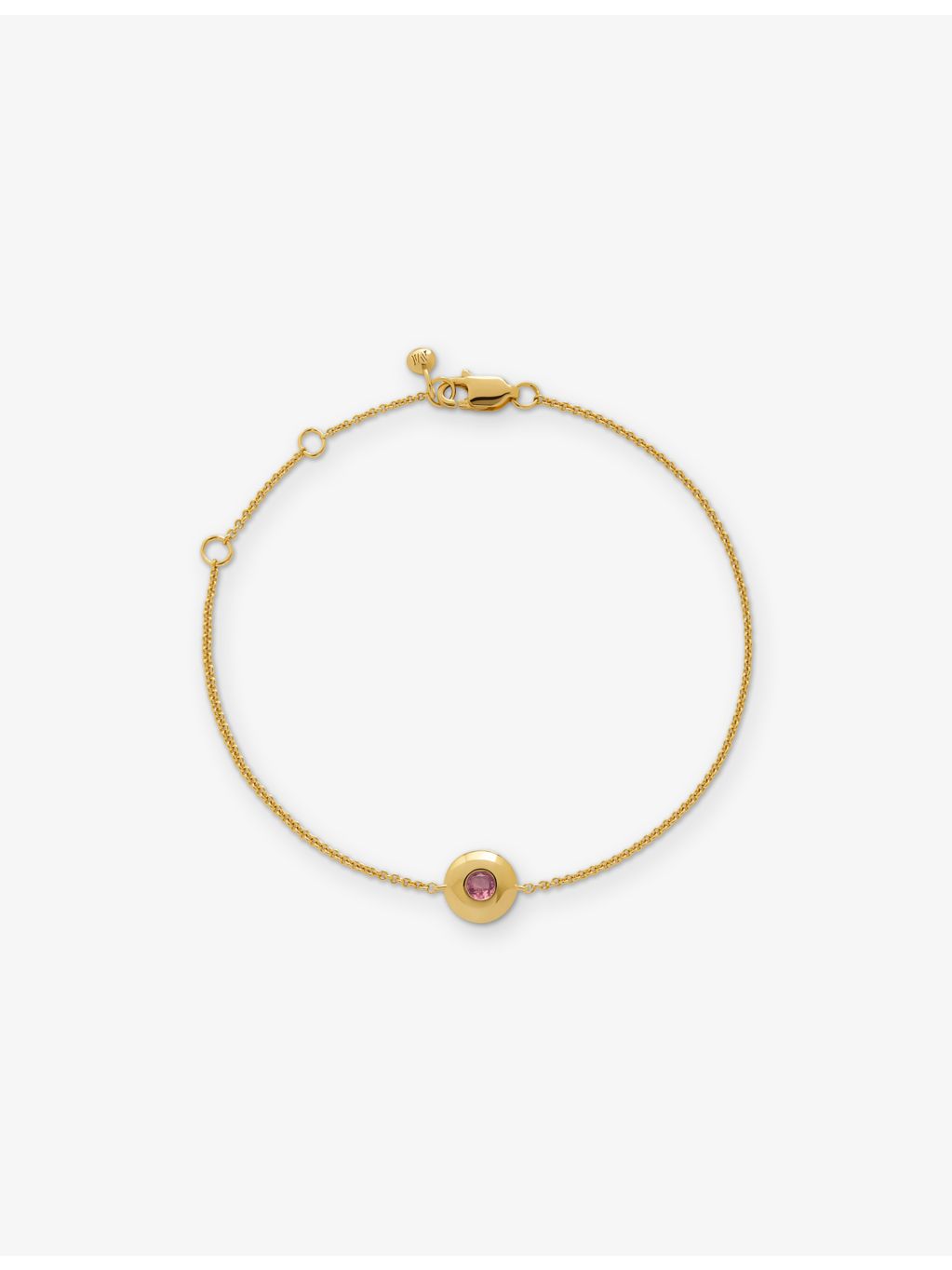 Monica Vinader October birthstone tourmaline bracelet, imported from the UK