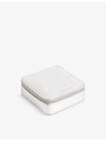 Whistles Aelia metallic leather jewellery box, imported from the UK