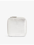 Whistles Aelia metallic leather jewellery box, imported from the UK