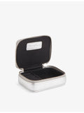 Whistles Lotta Mini metallic-leather jewellery box, compact (British brand)