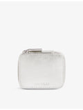 Whistles Lotta Mini metallic-leather jewellery box, compact (British brand)