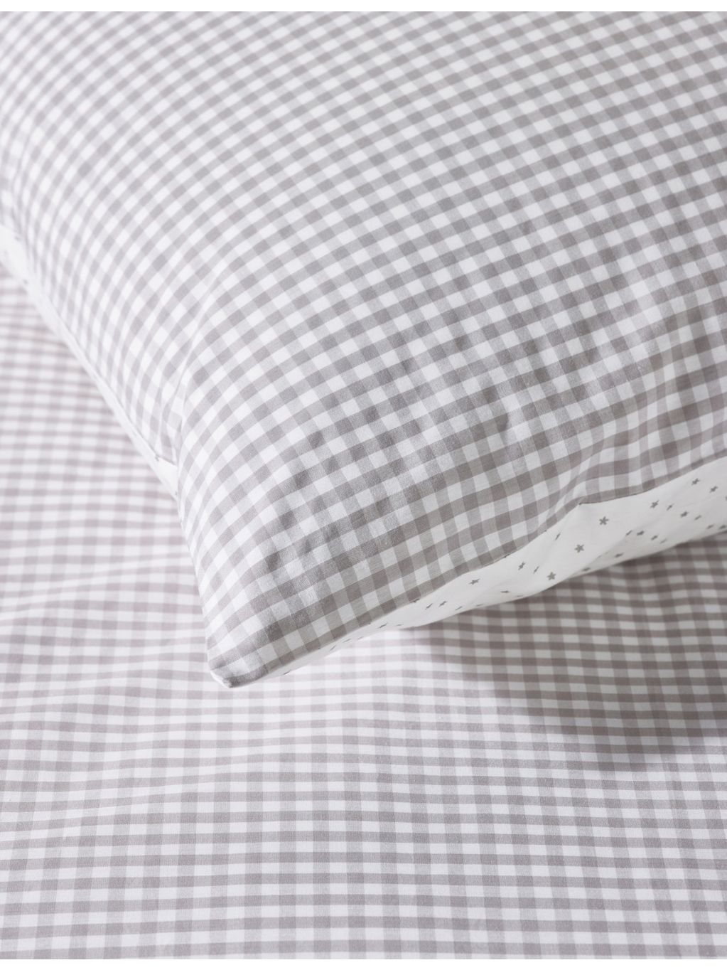 Little White Company reversible double star print bedding set - British product