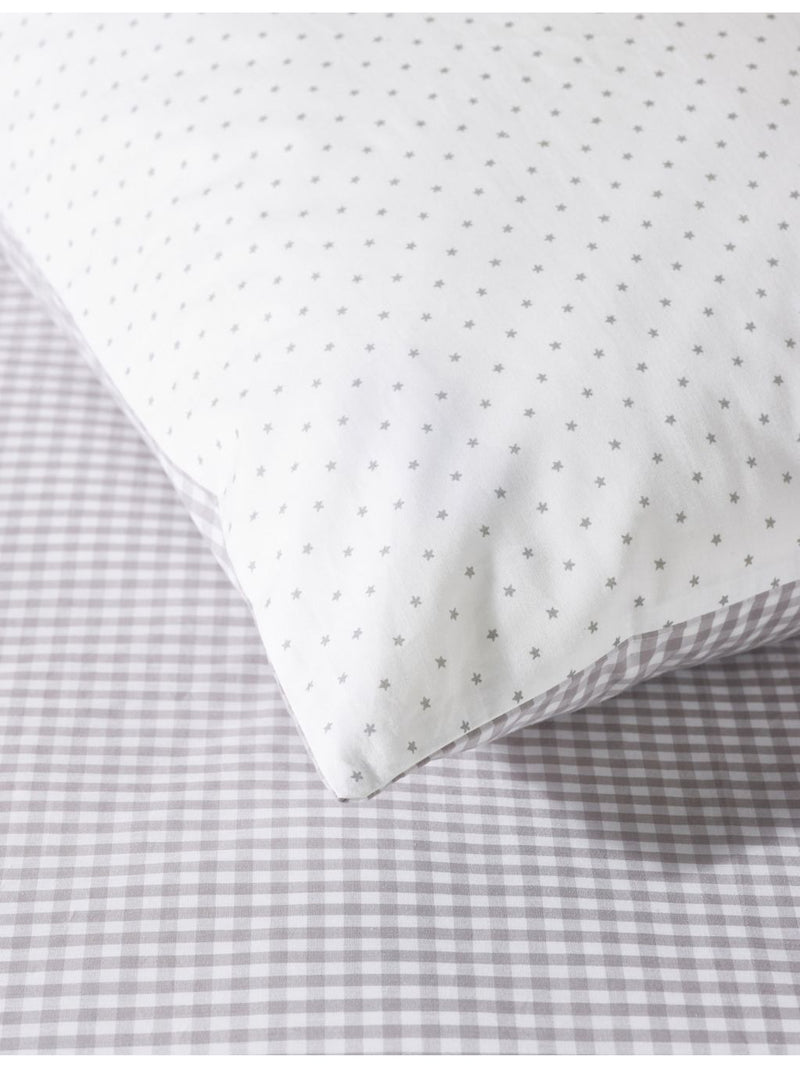 Little White Company reversible double star print bedding set - British product