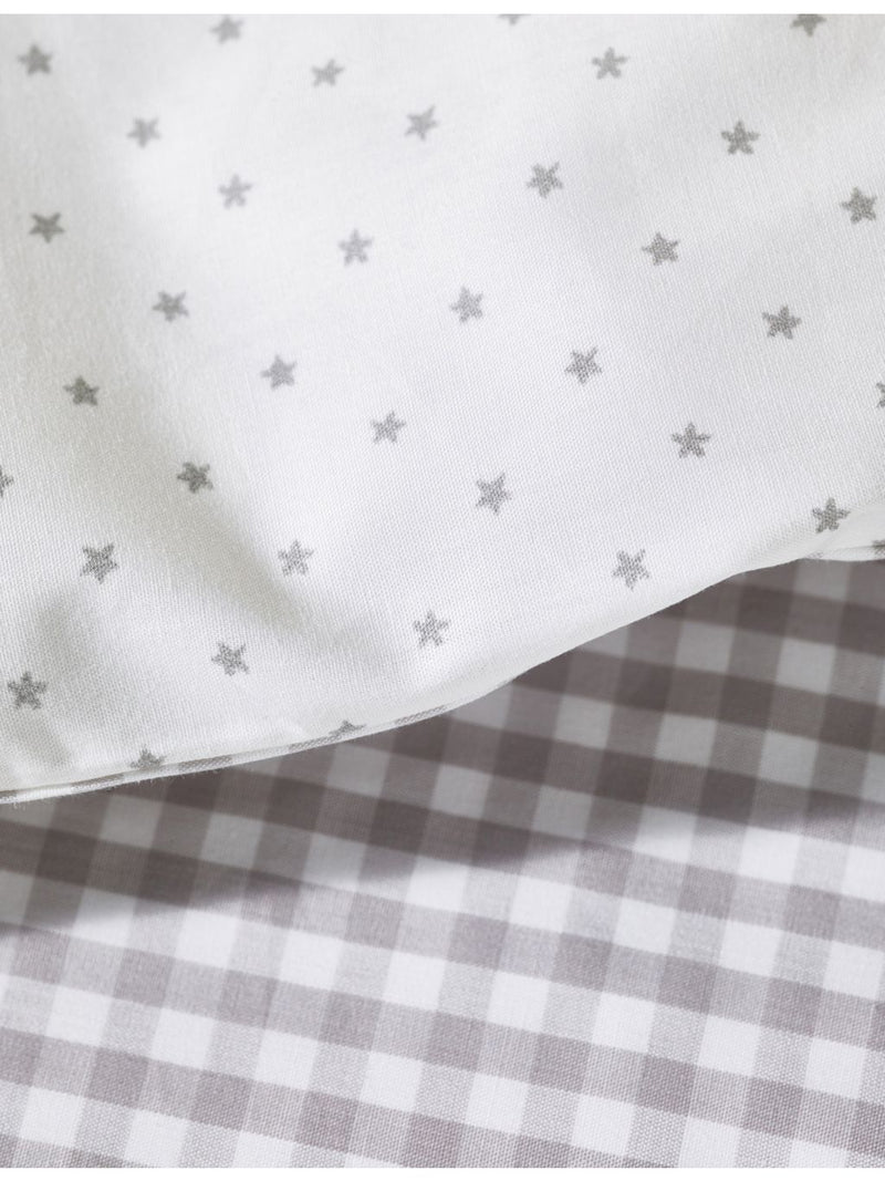 Little White Company reversible double star print bedding set - British product