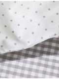 Little White Company reversible double star print bedding set - British product