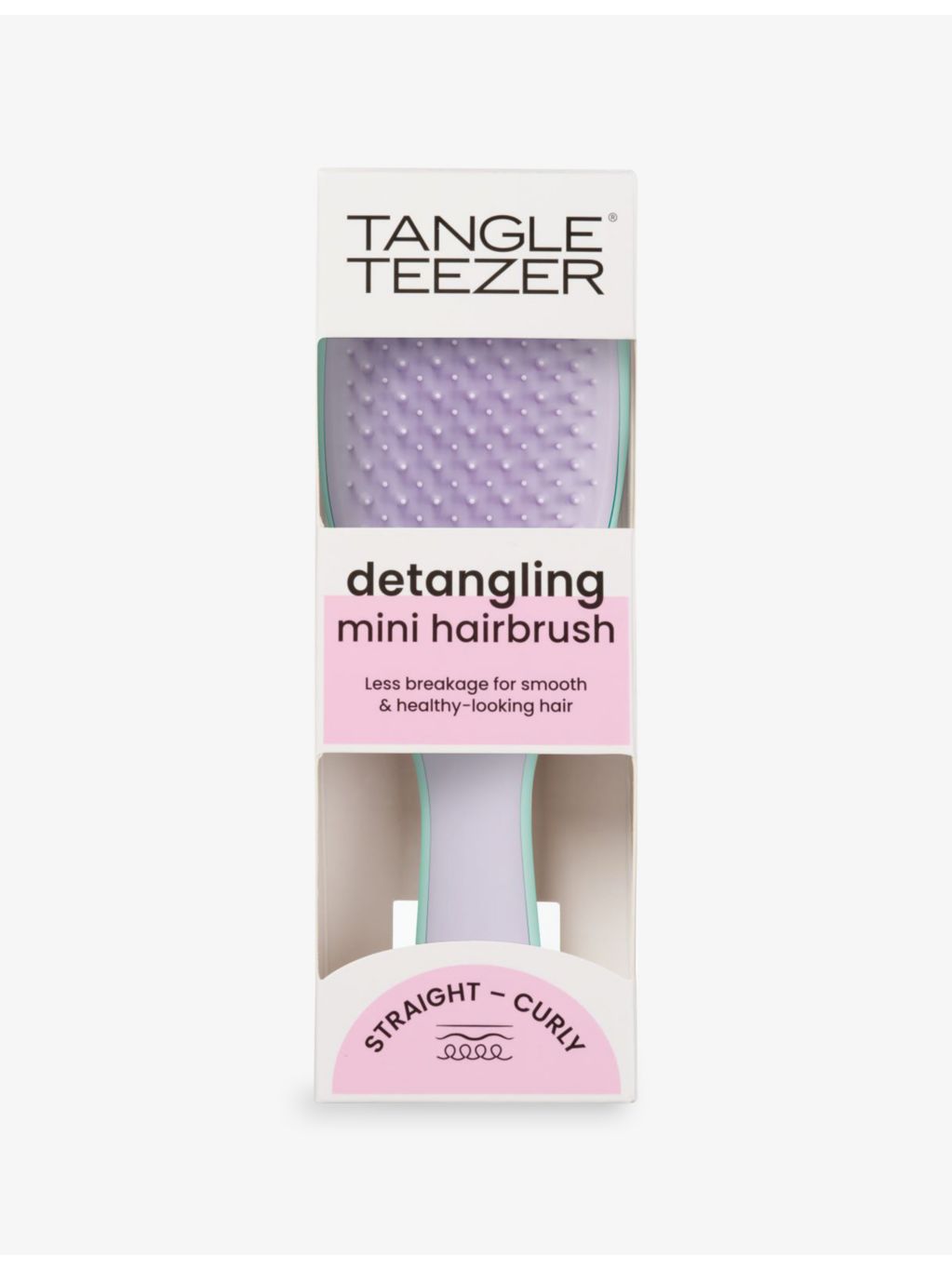 Detangler mini hairbrush for all hair types - British product
