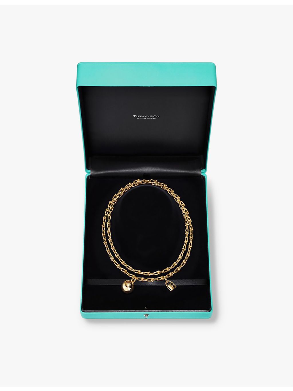 Tiffany & Co HardWear 18ct yellow-gold wrap necklace 91cm - British product