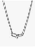 Tiffany HardWear 18ct white gold pavé diamond necklace, UK version