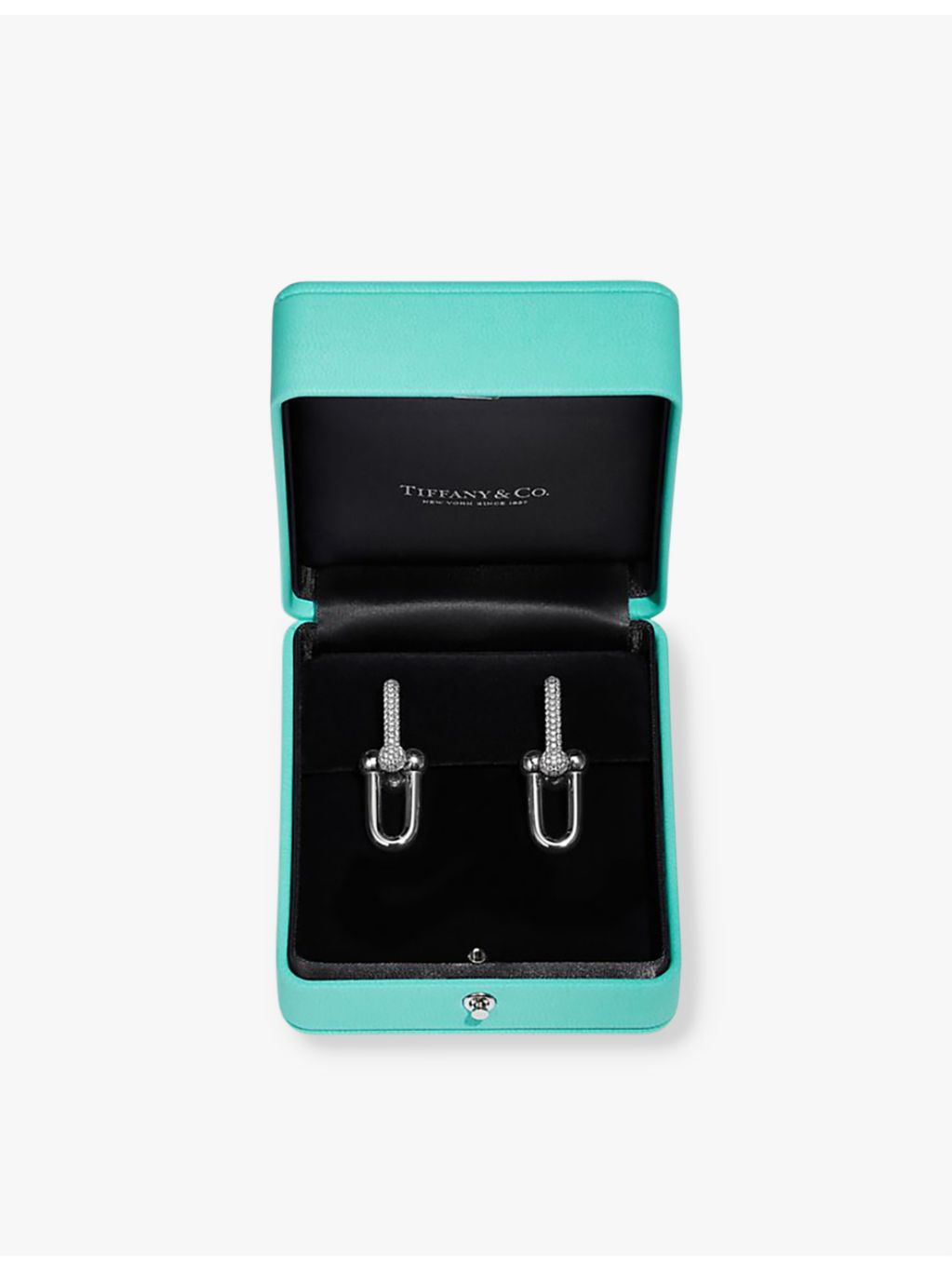 Tiffany & Co. HardWear drop earrings 18ct white gold, UK version