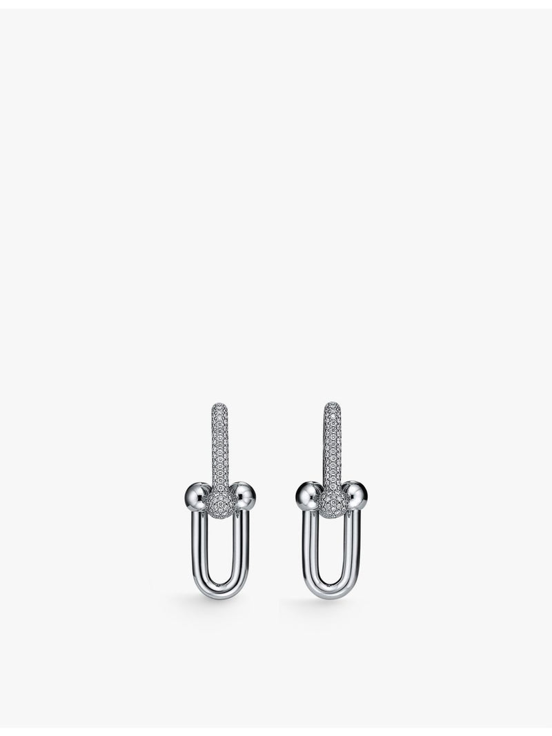 Tiffany & Co. HardWear drop earrings 18ct white gold, UK version