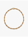 Tiffany HardWear medium link necklace 1.39ct diamonds (British brand)