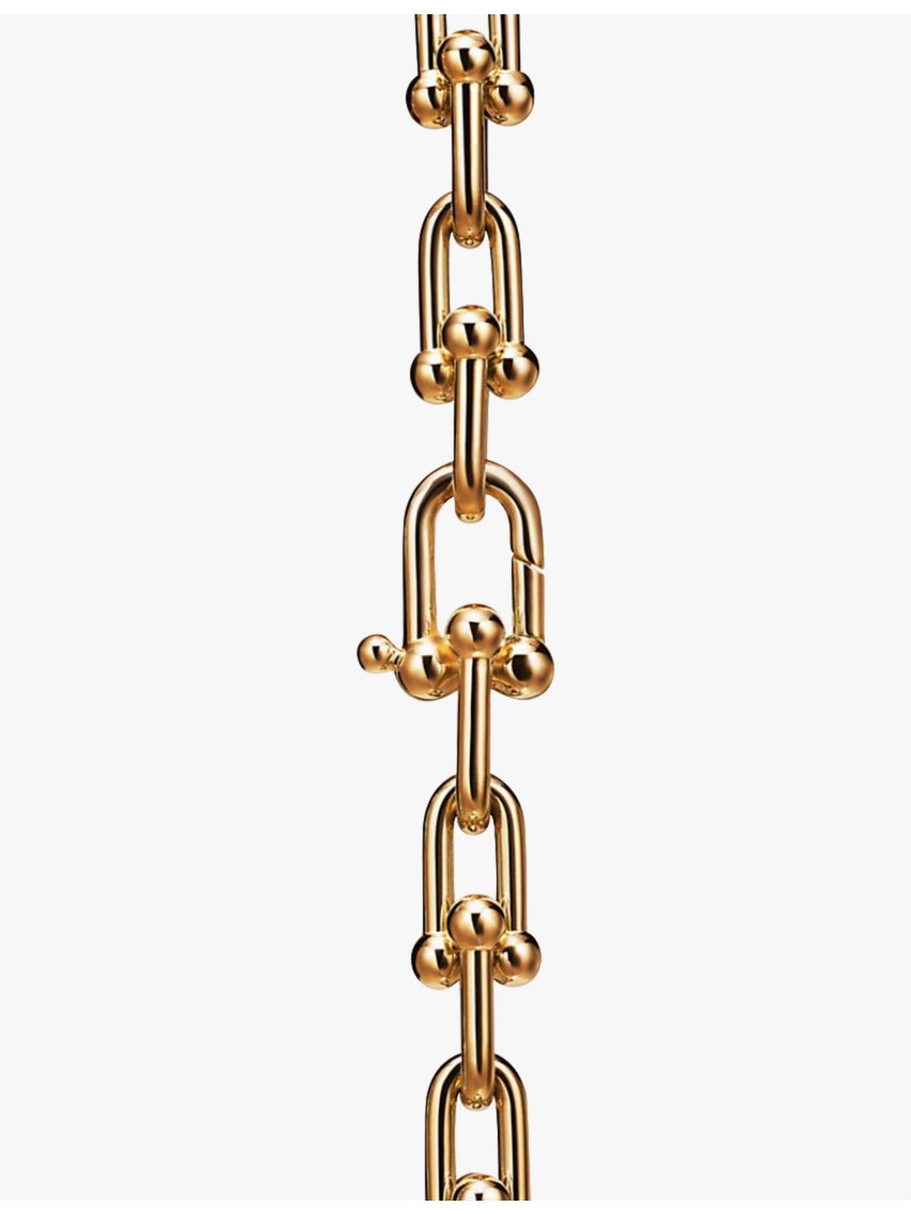 Tiffany HardWear medium link necklace 1.39ct diamonds (British brand)