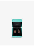 Tiffany & Co rose gold diamond earrings 1.18ct, imported from the UK