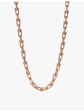 Tiffany HardWear Medium Link 18ct rose-gold necklace, imported from the UK