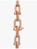 Tiffany HardWear Medium Link bracelet 18ct rose-gold, imported from the UK