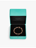 Tiffany HardWear Medium Link bracelet 18ct rose-gold, imported from the UK