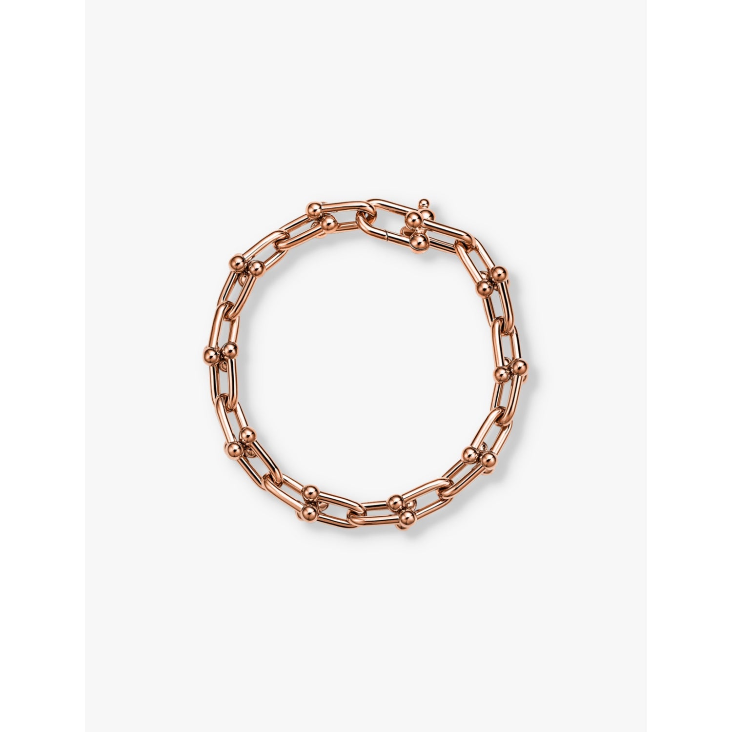 Tiffany HardWear Medium Link 18ct rose-gold bracelet - S