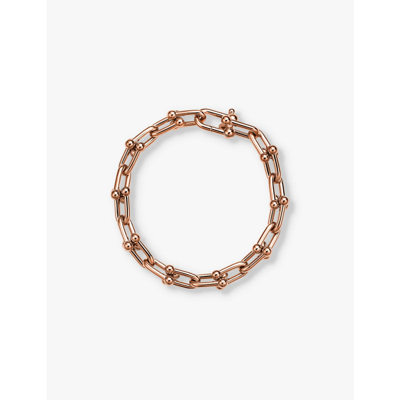 Tiffany HardWear Medium Link 18ct rose-gold bracelet - S