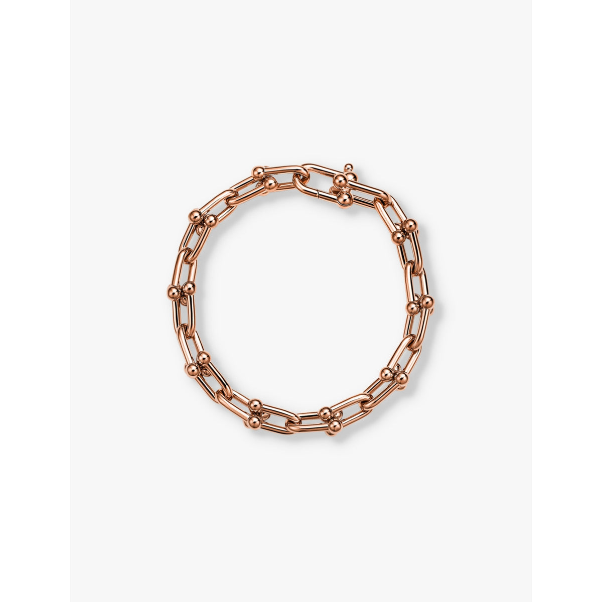 Tiffany HardWear Medium Link 18ct rose-gold bracelet - S