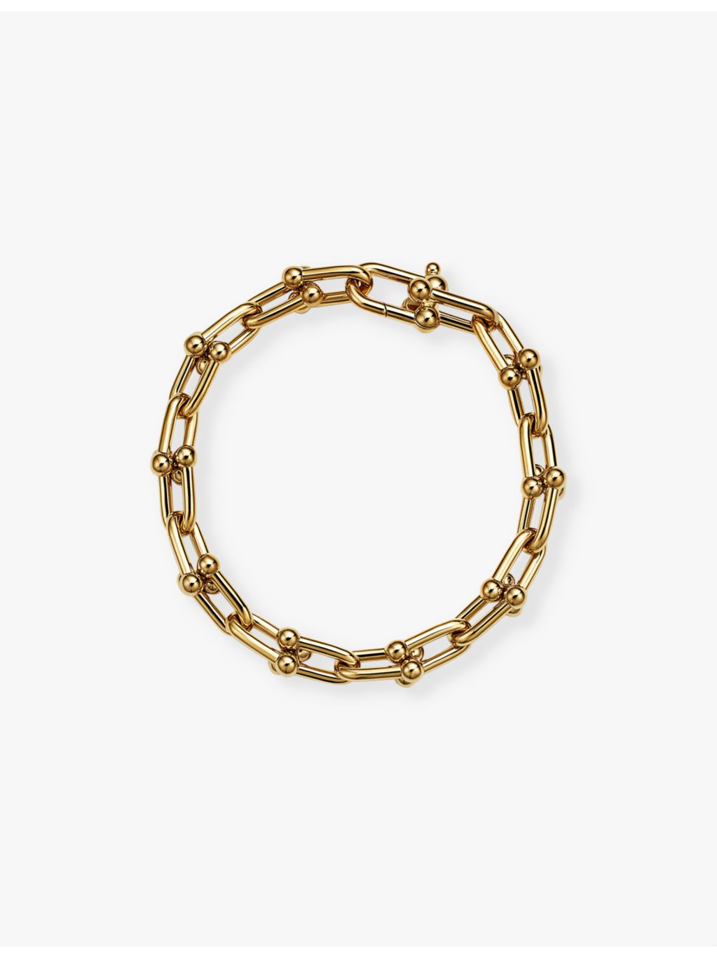 Tiffany & Co HardWear medium link bracelet 18ct yellow gold, UK version