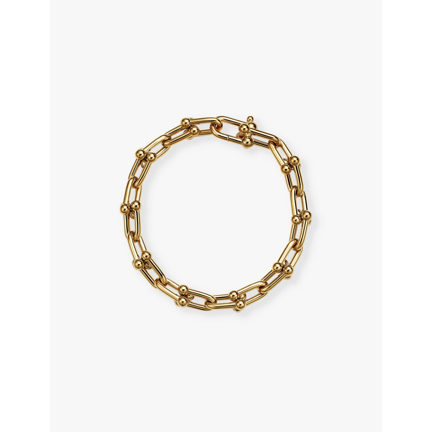 Tiffany HardWear Medium Link 18ct yellow-gold bracelet - S