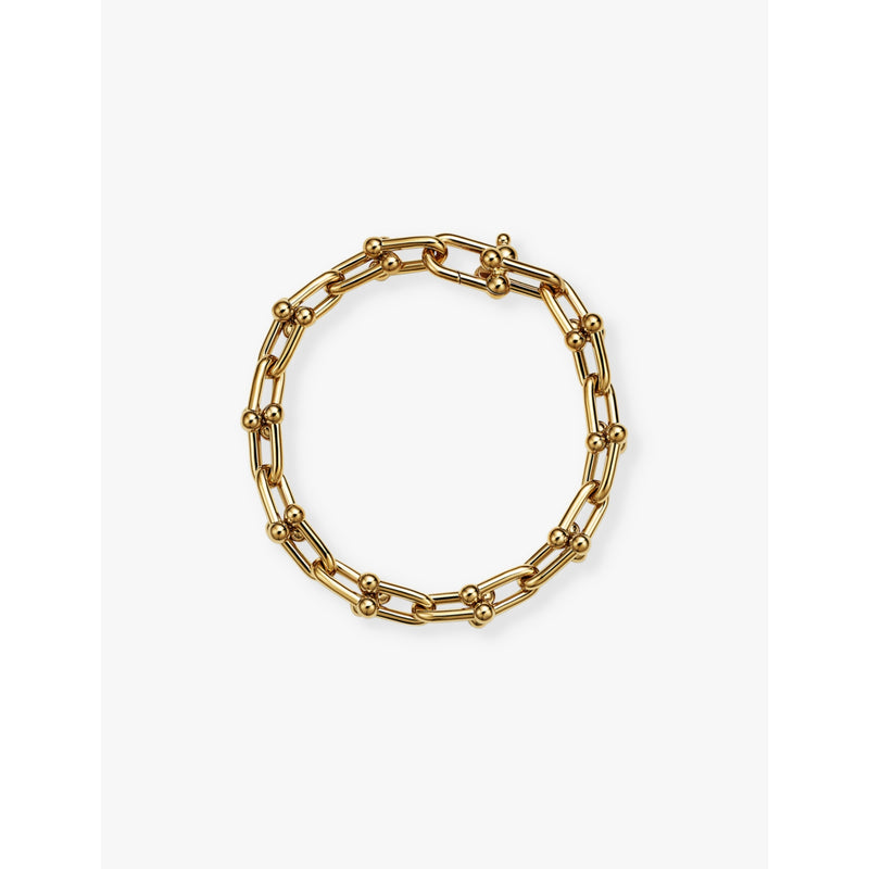 Tiffany HardWear Medium Link 18ct yellow-gold bracelet - S