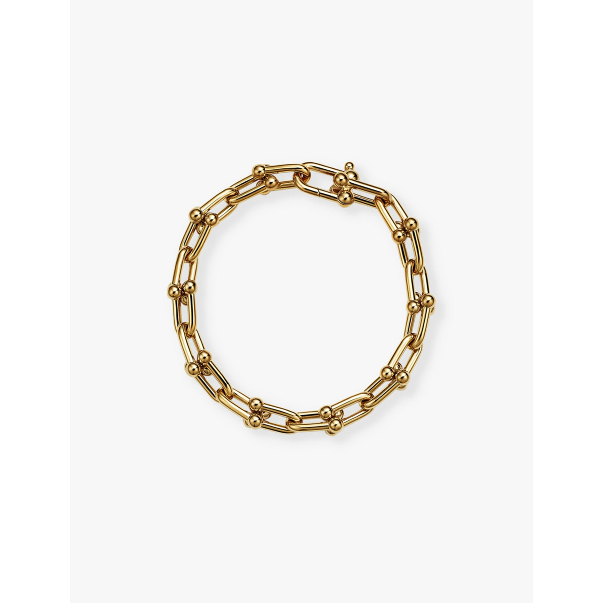 Tiffany HardWear Medium Link 18ct yellow-gold bracelet - S