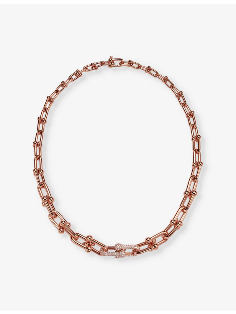 Tiffany & Co. HardWear rose-gold diamond necklace, UK version
