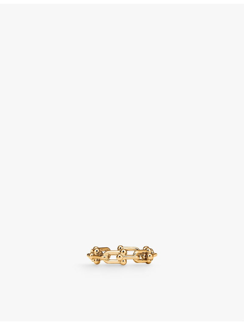 Tiffany & Co HardWear Micro Link 18ct yellow gold ring (British brand)