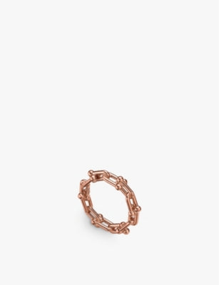 Tiffany & Co. HardWear Micro Link 18ct Rose-Gold Ring