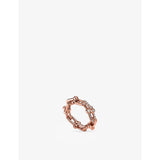 Tiffany & Co Tiffany HardWear Small Link 18ct rose-gold and 0.26ct diamond ring