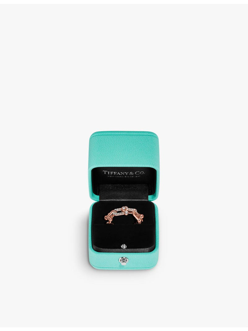 Tiffany HardWear Small Link ring 0.26ct diamond (British brand)