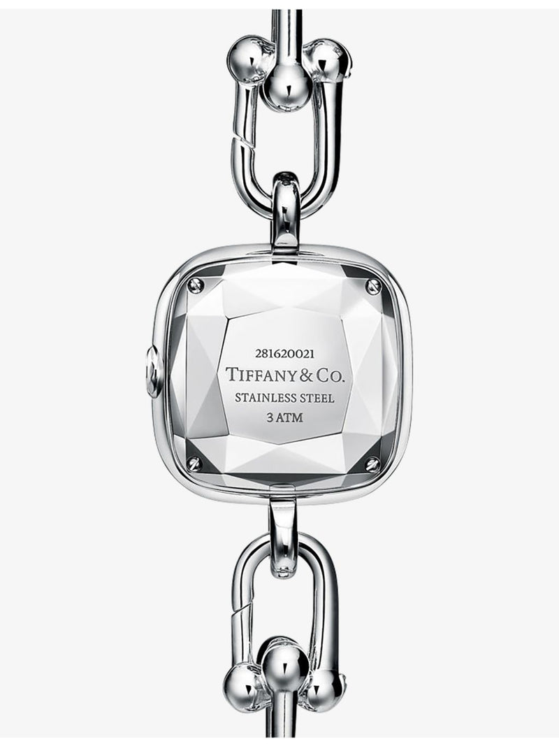 Tiffany HardWear watch sterling silver and steel 24.5mm, UK version