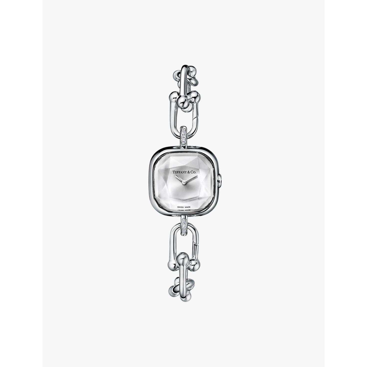 Tiffany HardWear watch sterling silver and steel 24.5mm, UK version