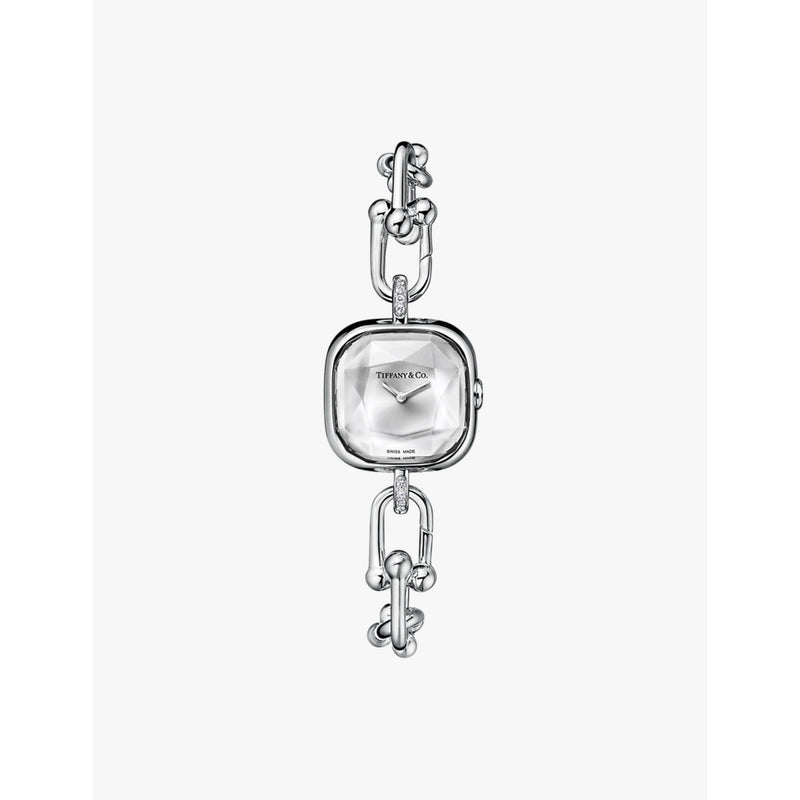 Tiffany HardWear watch sterling silver and steel 24.5mm, UK version