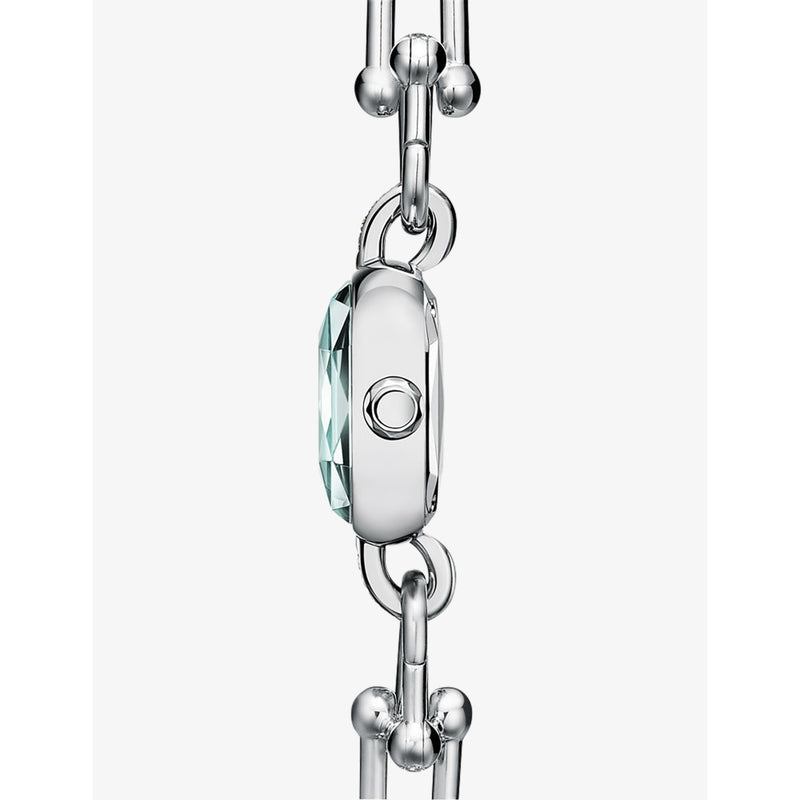 Tiffany HardWear sterling silver steel diamond watch, UK version